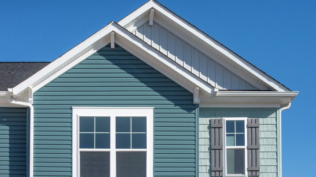 Vinyl siding home