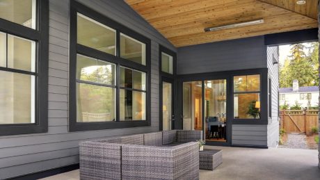 Black ProVia Windows on Germantown home by Bluff City Exteriors