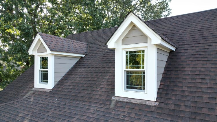 New energy-efficient window installed on a home by Bluff City Exteriors.